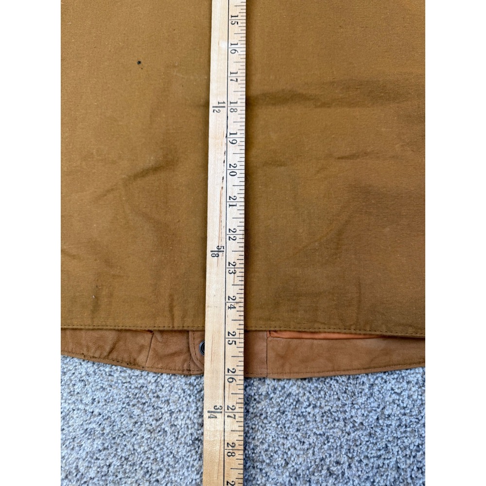 Orvis Mens Leather Sporting Field Vest Brown Suede M573 M - Picture 11 of 11